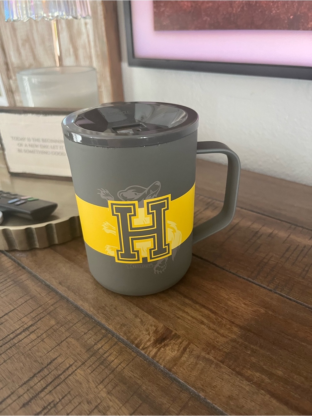 Harry Potter Corkcicle Hufflepuff Mug